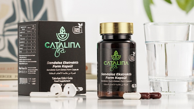 Catalina formas kapsulas ar sandaloza ekstraktu