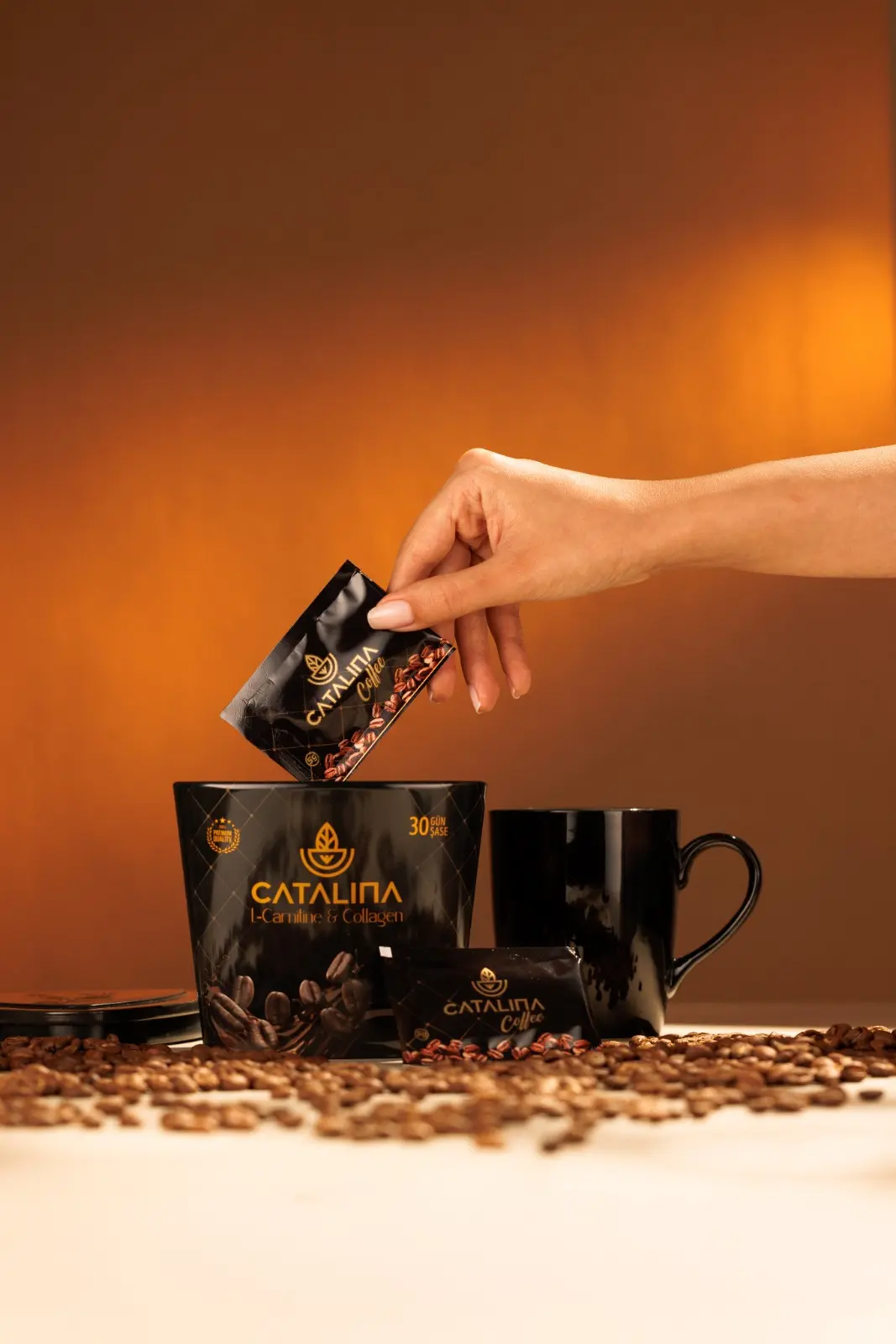 Catalina Coffee uztura bagātinātājs kafijas formā Latvijā